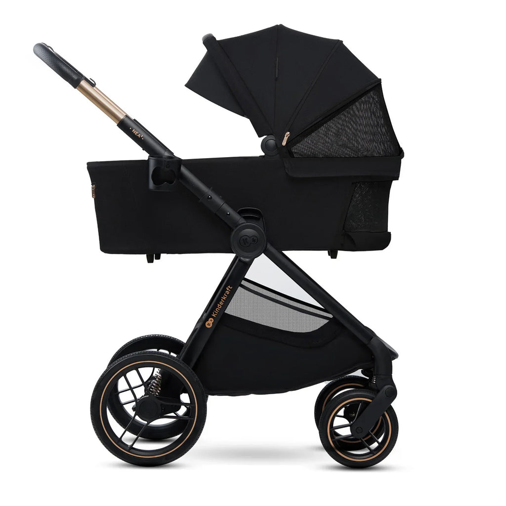 KinderKraft бебешка количка 2в1 NEA 2.0 MIDNIGHT BLACK by KinderKraft