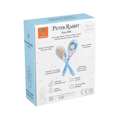 Комплект маракаси- Peter Rabbit™ by Orange Tree Toys