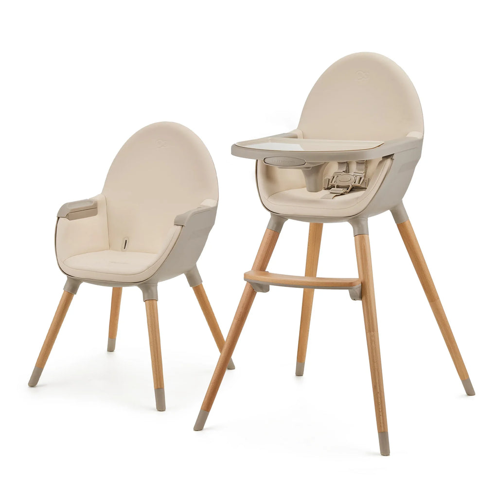 Kinderkraft FINI 2 столче за хранене BEIGE by KinderKraft