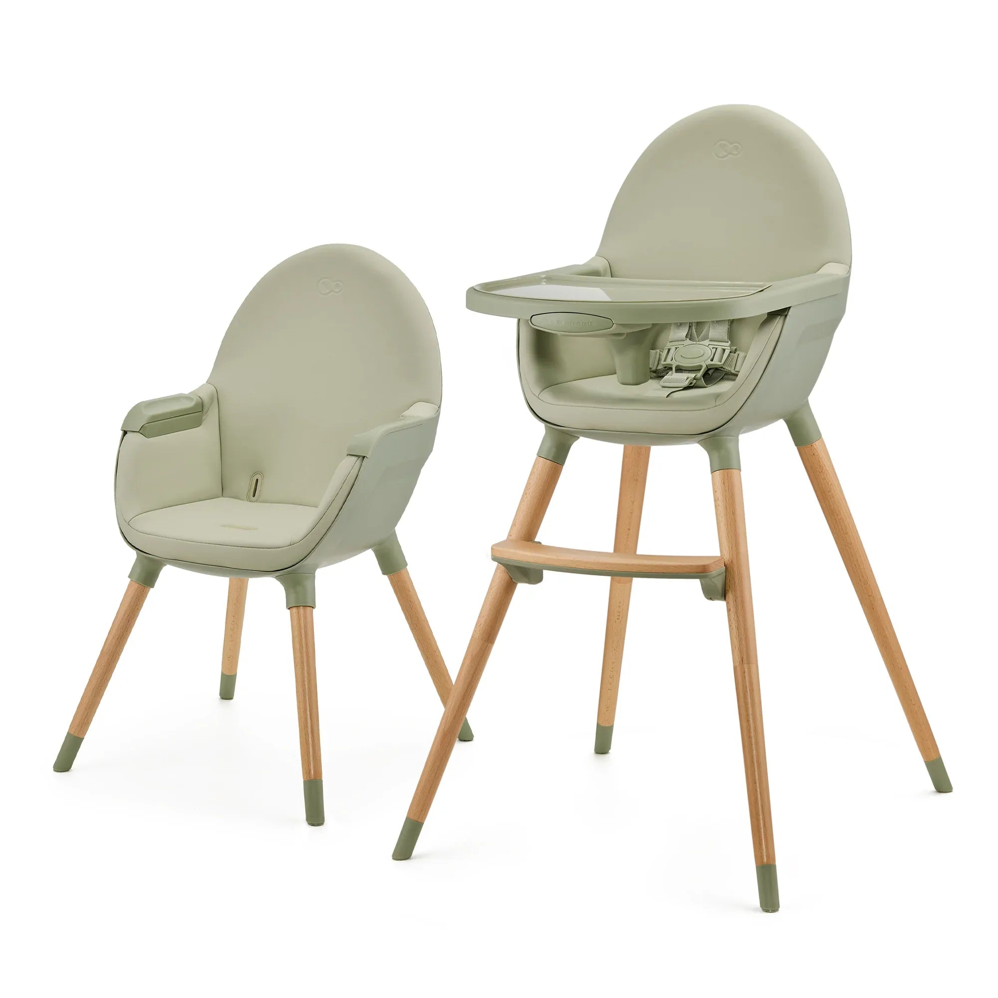 Kinderkraft FINI 2 столче за хранене GREEN by KinderKraft