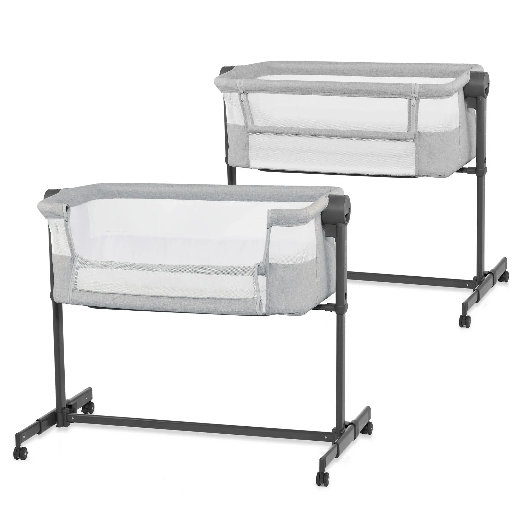 KinderKraft NESTE UP 2 бебешка кошара LIGHT GREY by KinderKraft