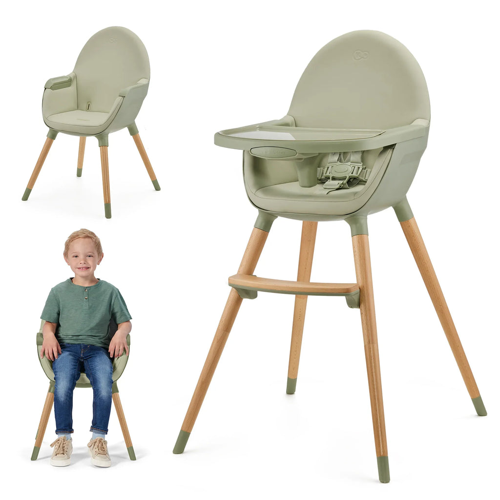 Kinderkraft FINI 2 столче за хранене GREEN by KinderKraft