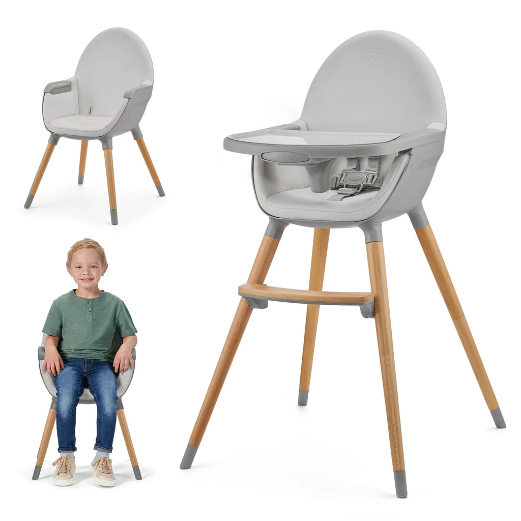 Kinderkraft FINI 2 столче за хранене GREY by KinderKraft