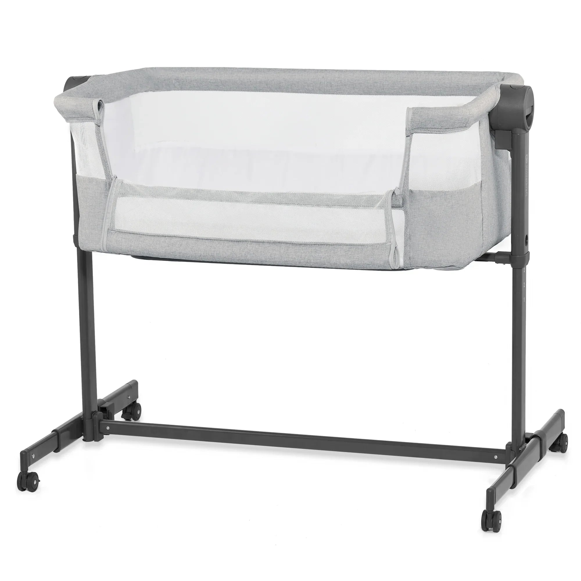 KinderKraft NESTE UP 2 бебешка кошара LIGHT GREY by KinderKraft