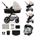 KinderKraft MOOV 2 бебешка количка 3в1 MOONLIGHT GREY by KinderKraft
