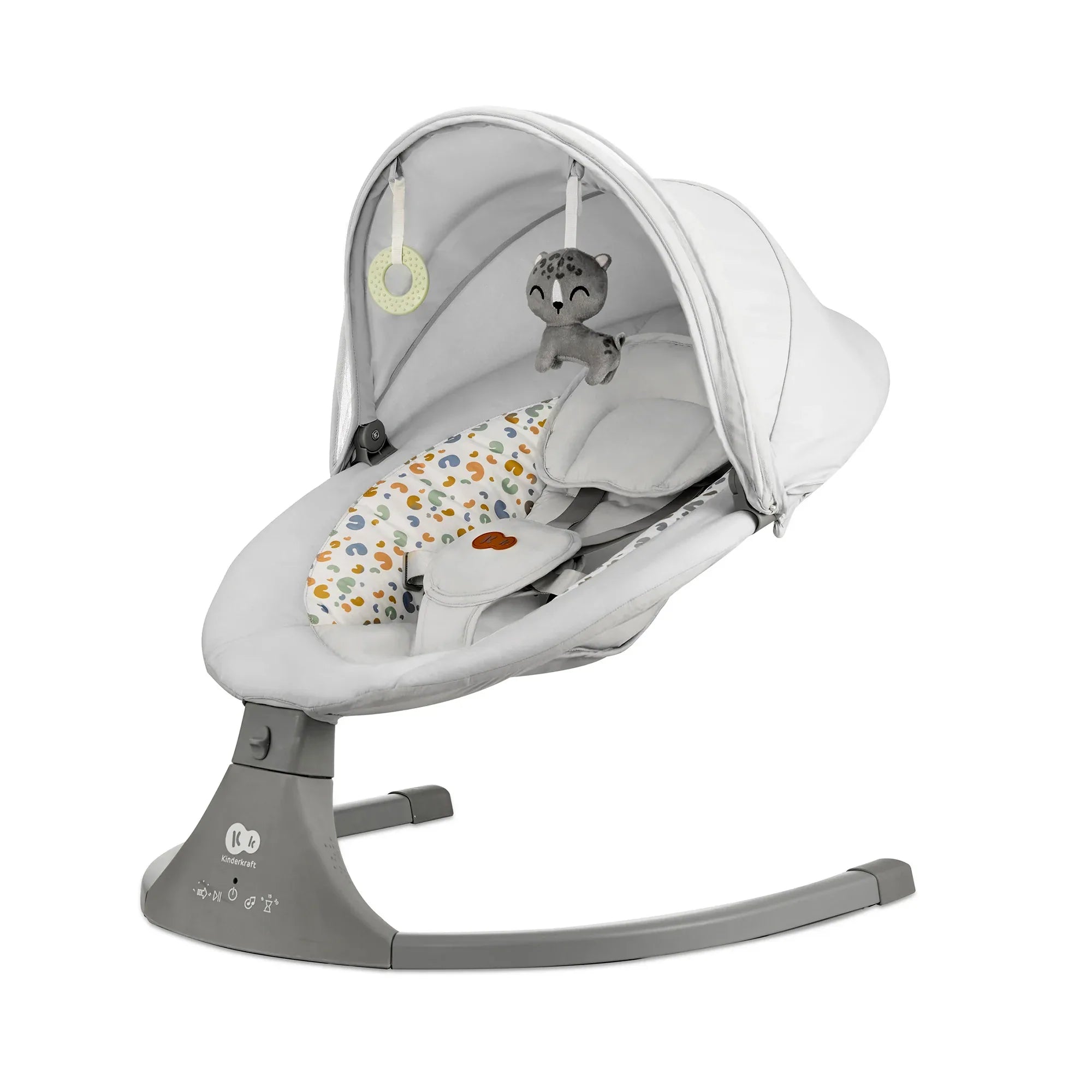 Kinderkraft люлка LUMI 2 light grey by KinderKraft