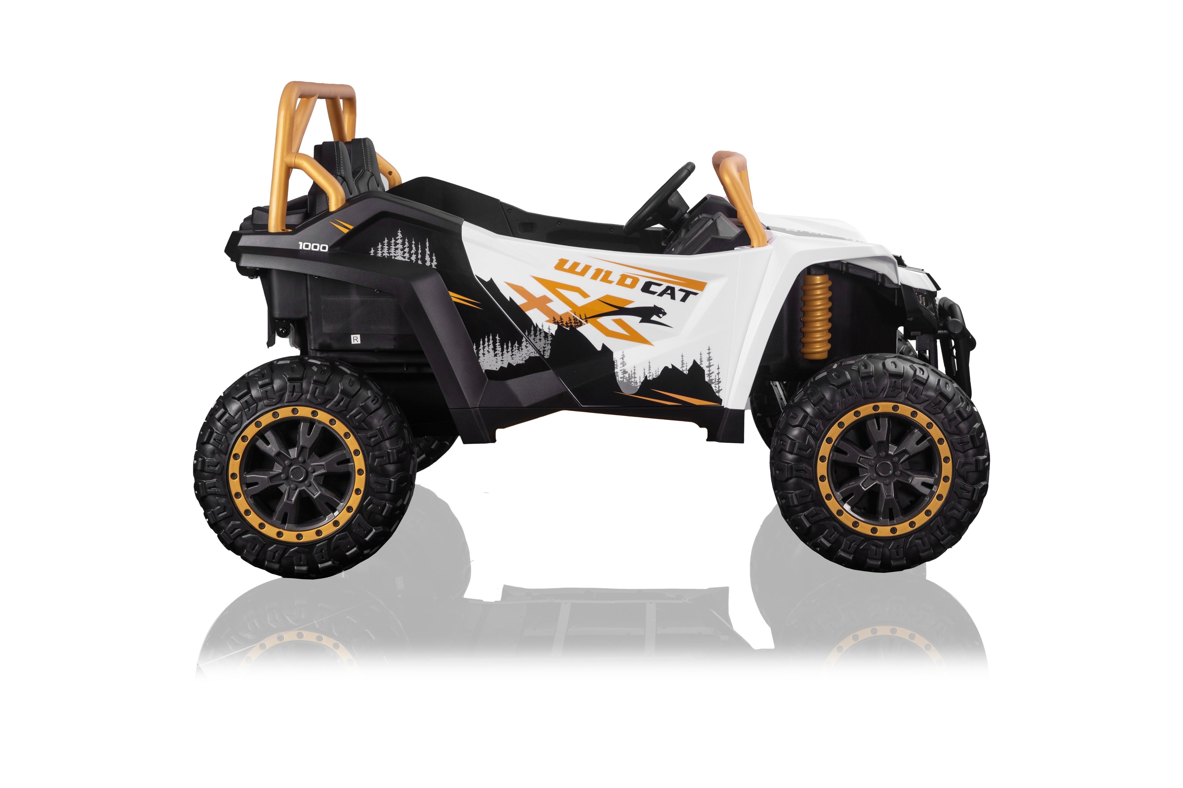 Акумулаторна кола Licensed Arctic Cat white by Kikkaboo
