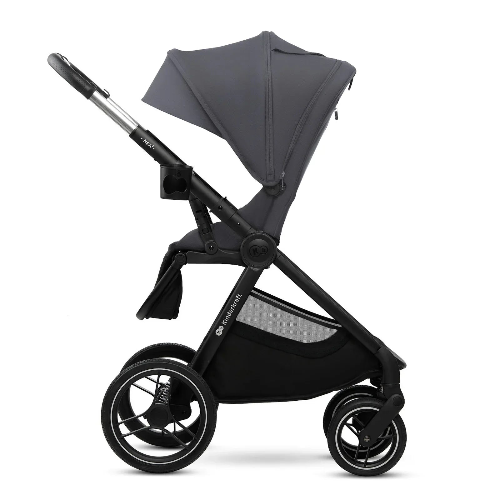 KinderKraft бебешка количка 2в1 NEA 2.0 DEEP GREY by KinderKraft