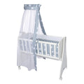 СЕТ ЗА ЛЮЛКА FIRST DREAMS РАНФОРС BLUE GREY MIST З by Lorelli Classic