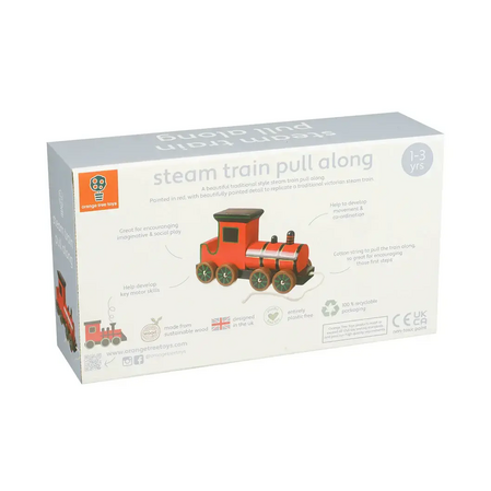 Играчка за дърпане - Парен Влак - British Collection by Orange Tree Toys