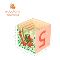Дървени Кубчета за подреждане - Woodland Animals by Orange Tree Toys