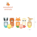 Дървен Боулинг с животни - Woodland Animals by Orange Tree Toys