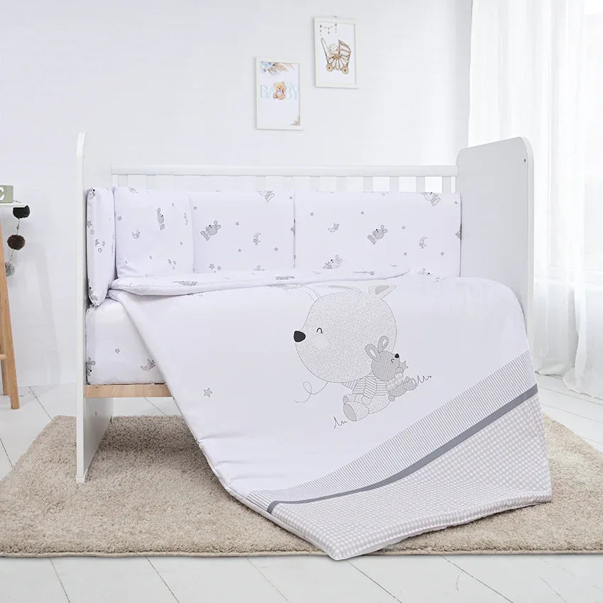 СЕТ SMILE LITTLE RABBITS СИВО by Lorelli Classic
