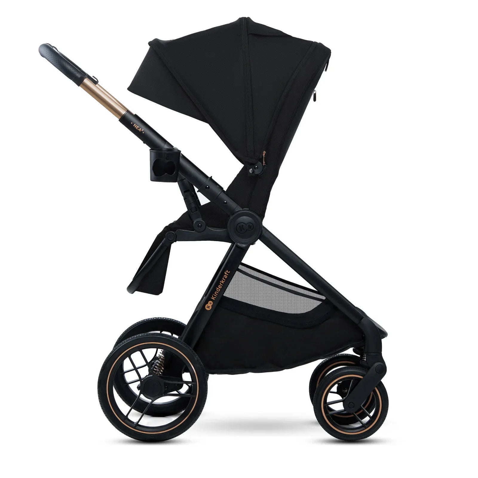 KinderKraft бебешка количка 2в1 NEA 2.0 MIDNIGHT BLACK by KinderKraft