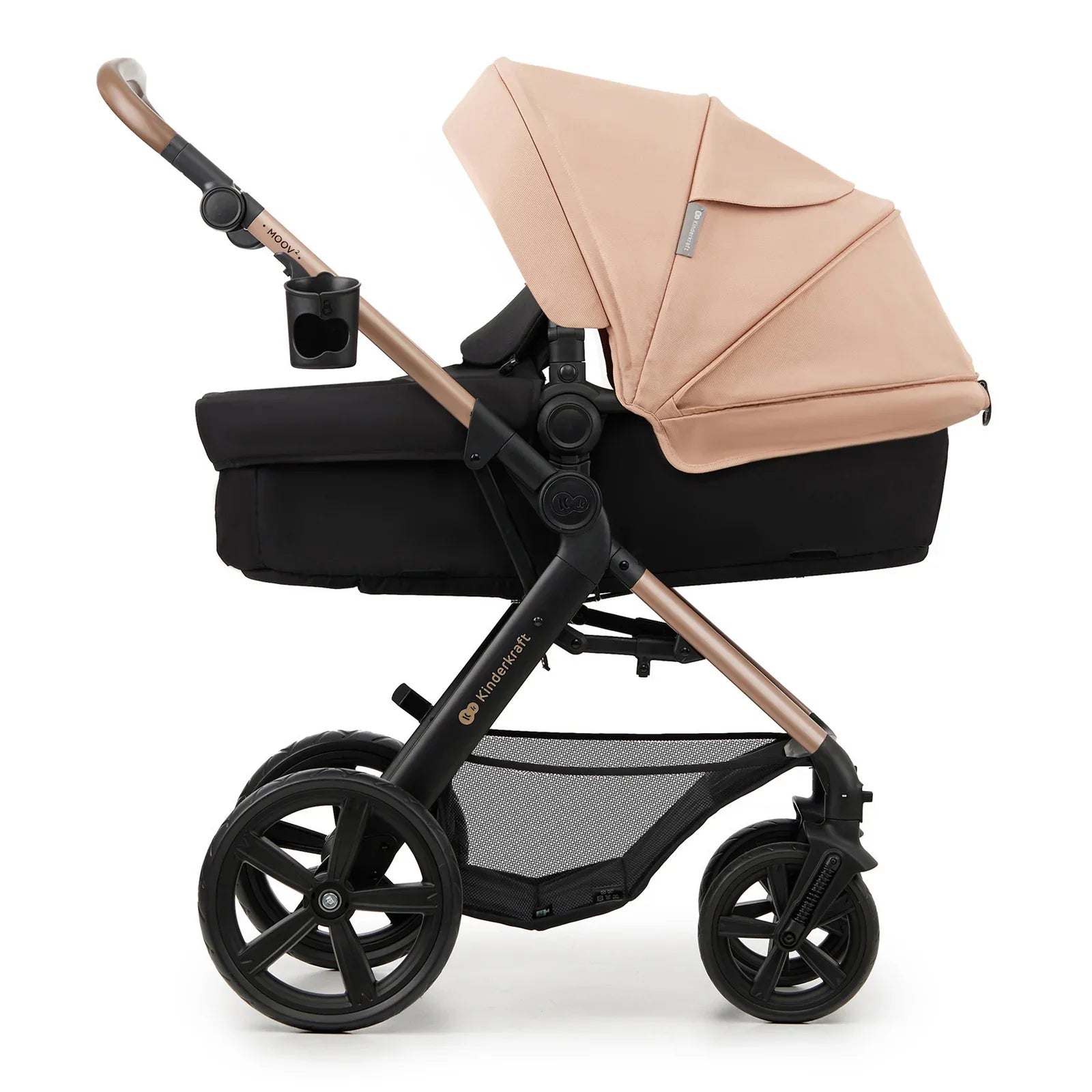 KinderKraft MOOV 2 бебешка количка 3в1 SAND BEIGE by KinderKraft