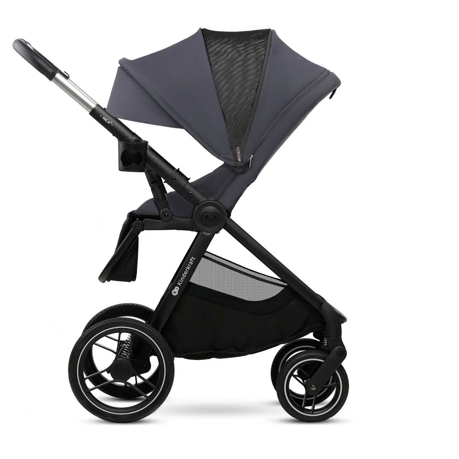 KinderKraft бебешка количка 2в1 NEA 2.0 DEEP GREY by KinderKraft