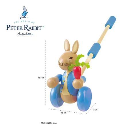 Дървена Буталка "Питър" - Peter Rabbit™ by Orange Tree Toys