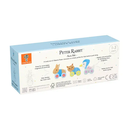 Моите първи играчки за бутане - Peter Rabbit™ by Orange Tree Toys