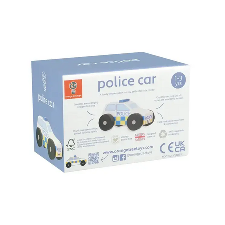Дървена Полицейска Кола - Emergency Services by Orange Tree Toys