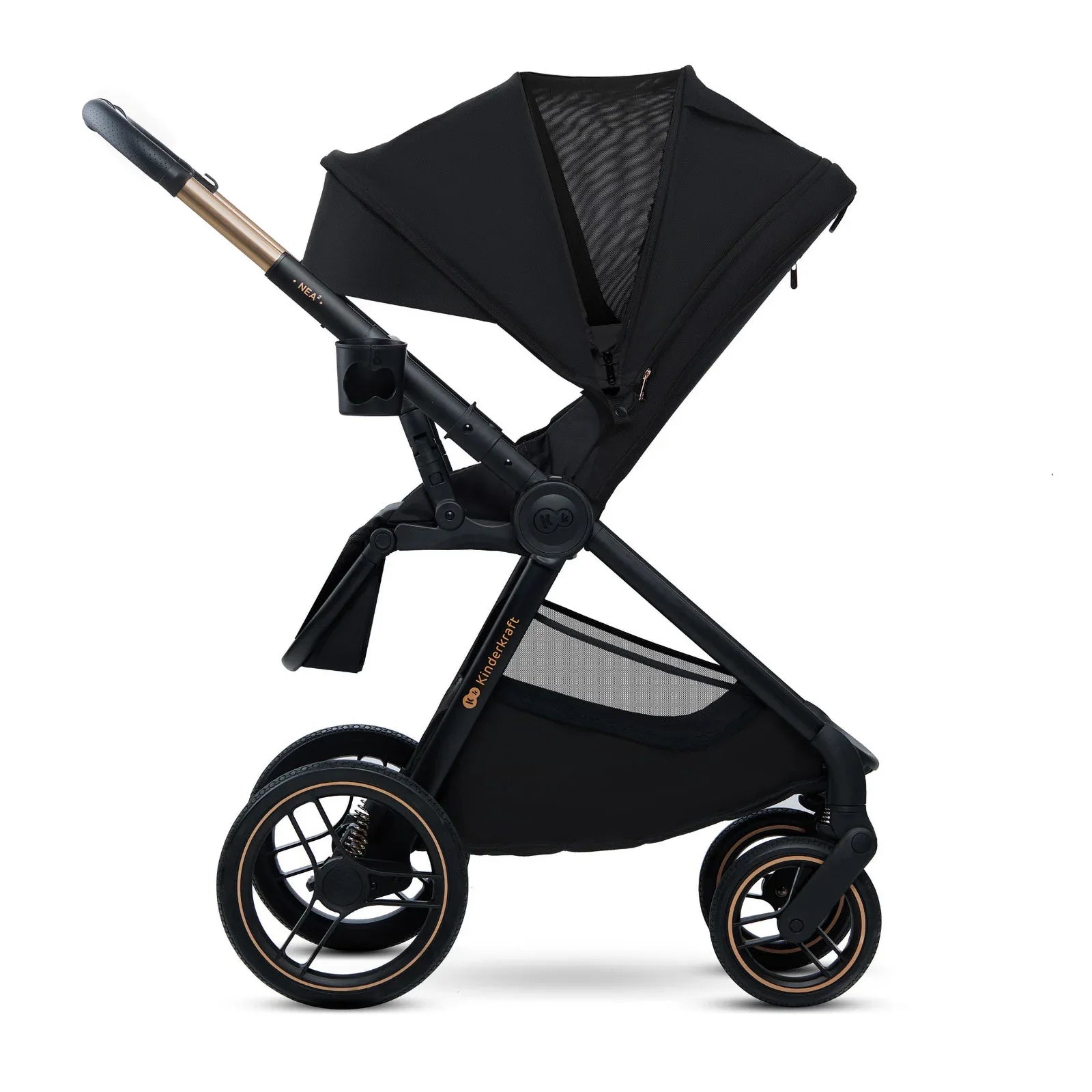 KinderKraft бебешка количка 2в1 NEA 2.0 MIDNIGHT BLACK by KinderKraft