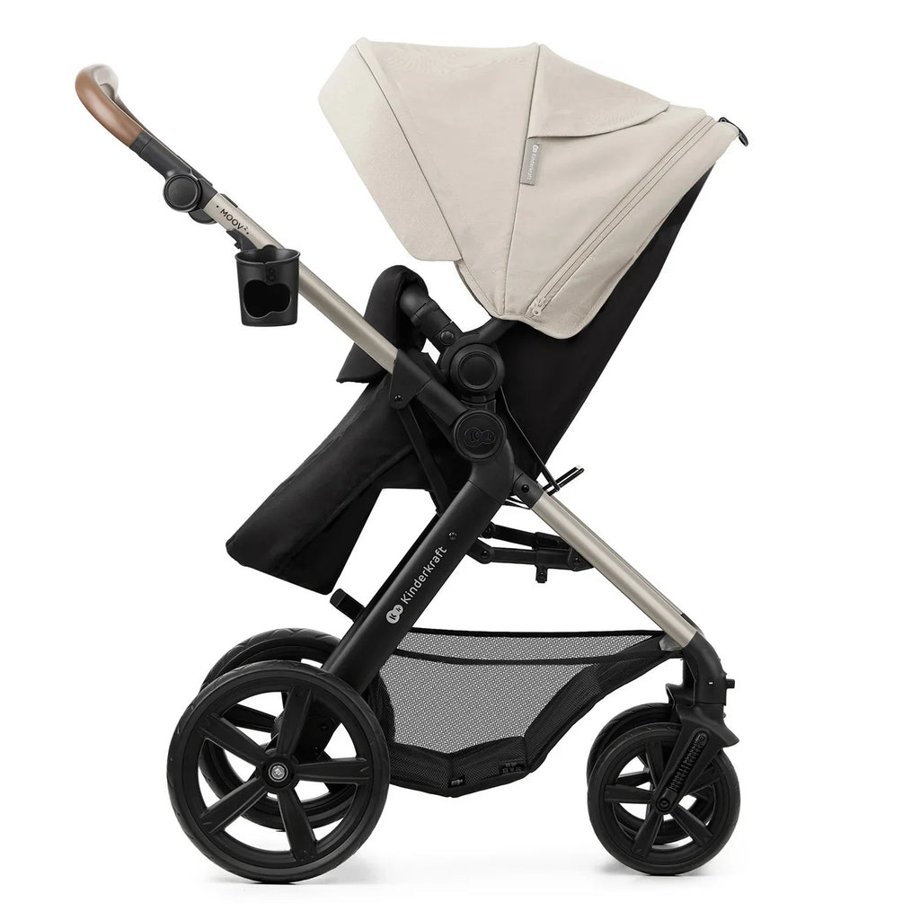 KinderKraft MOOV 2 бебешка количка 3в1 MOONLIGHT GREY by KinderKraft