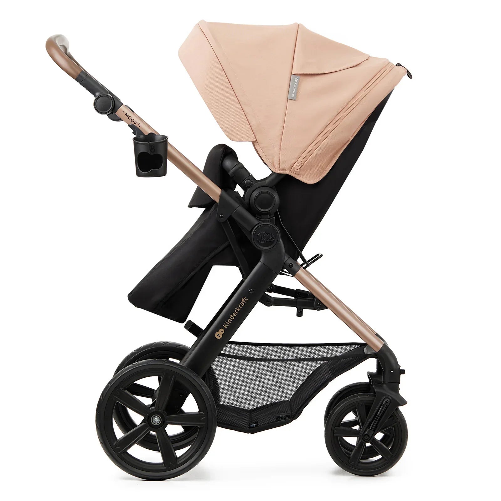 KinderKraft MOOV 2 бебешка количка 3в1 SAND BEIGE by KinderKraft