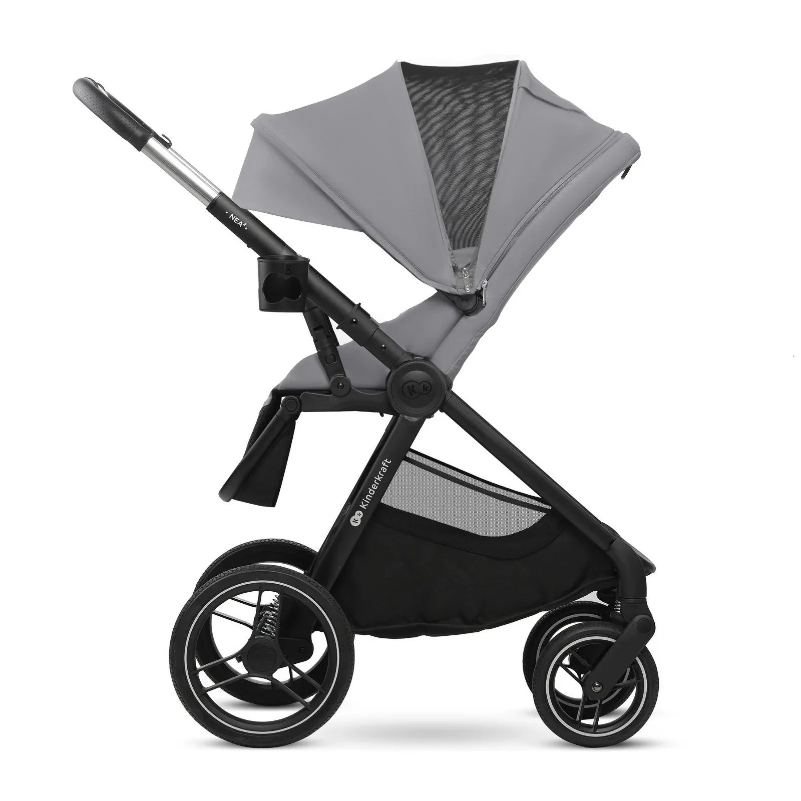 KinderKraft бебешка количка 2в1 NEA 2.0 PLATINIUM GREY by KinderKraft