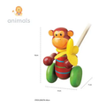 Дървена Буталка "Маймунка" - Animals by Orange Tree Toys