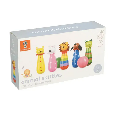 Дървен Боулинг "Животни" - Animals by Orange Tree Toys