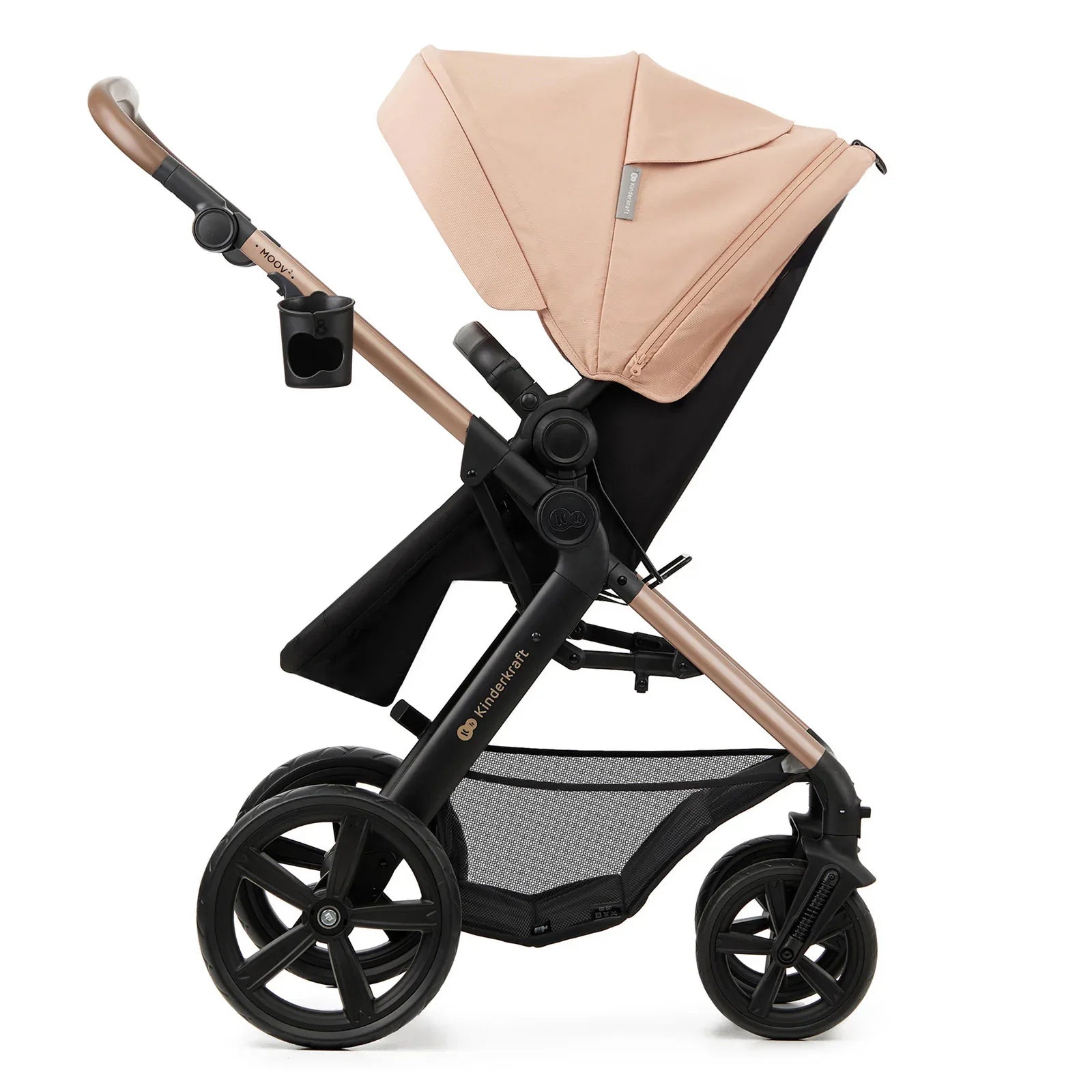 KinderKraft MOOV 2 бебешка количка 3в1 SAND BEIGE by KinderKraft