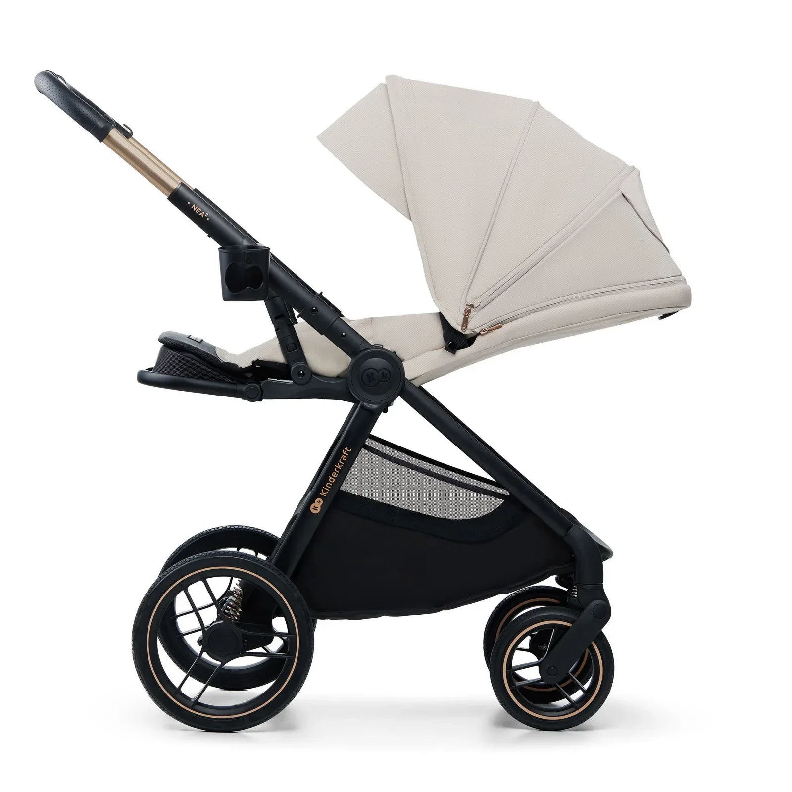KinderKraft бебешка количка 2в1 NEA 2.0 SOFT BEIGE by KinderKraft