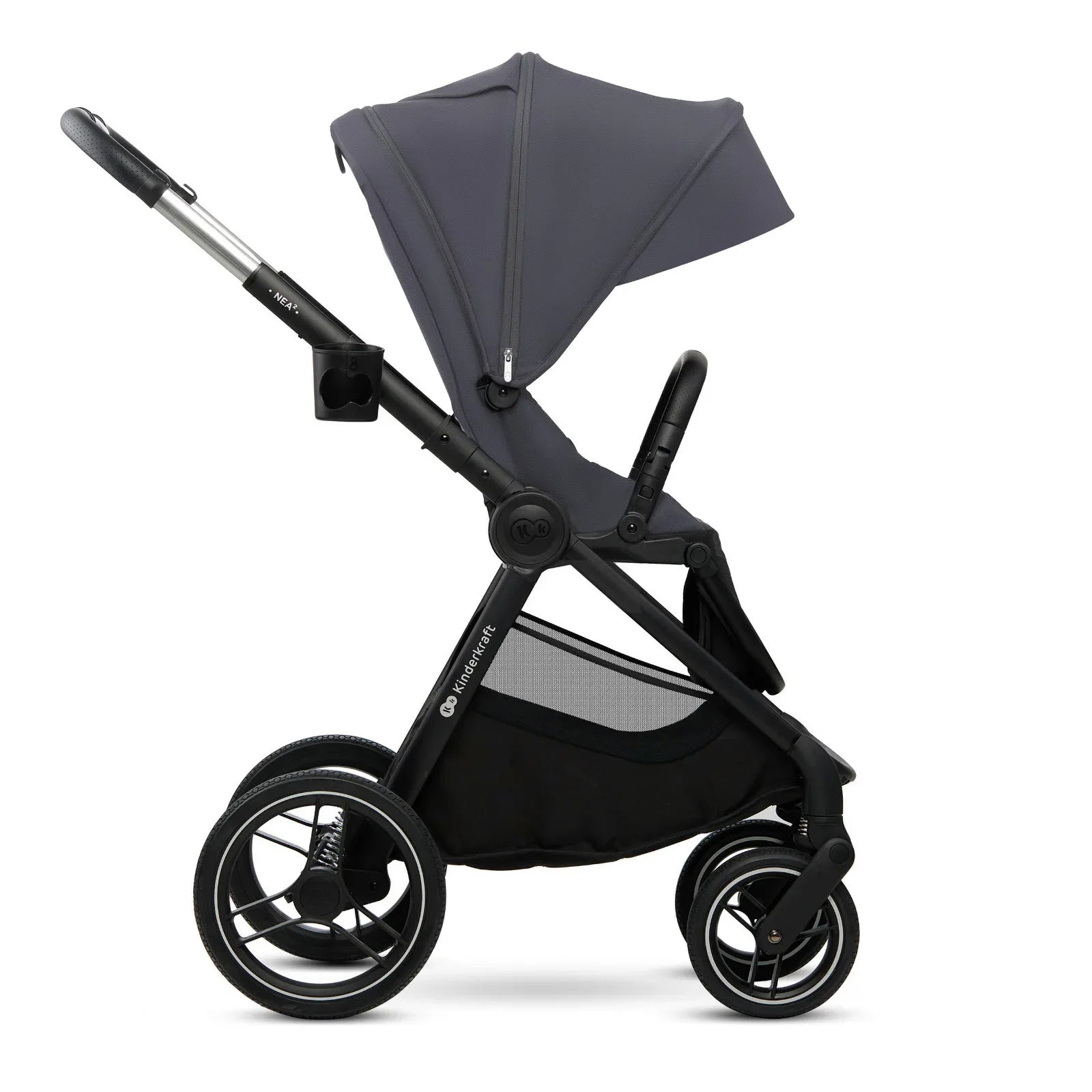 KinderKraft бебешка количка 2в1 NEA 2.0 DEEP GREY by KinderKraft