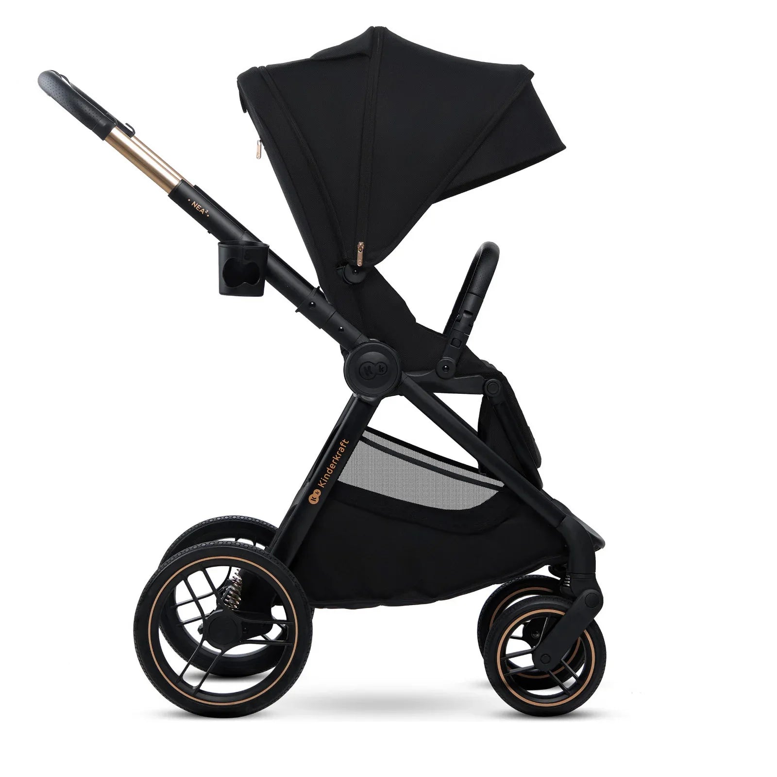 KinderKraft бебешка количка 2в1 NEA 2.0 MIDNIGHT BLACK by KinderKraft