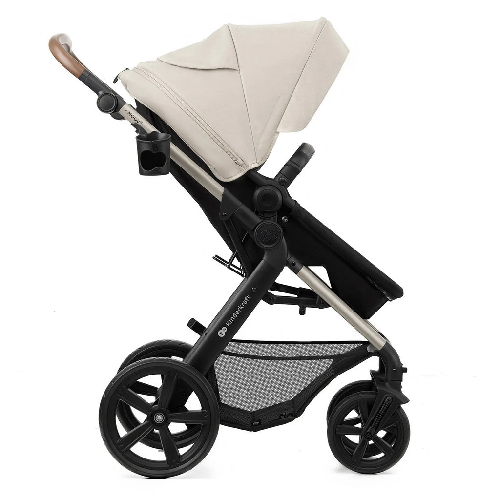 KinderKraft MOOV 2 бебешка количка 3в1 MOONLIGHT GREY by KinderKraft