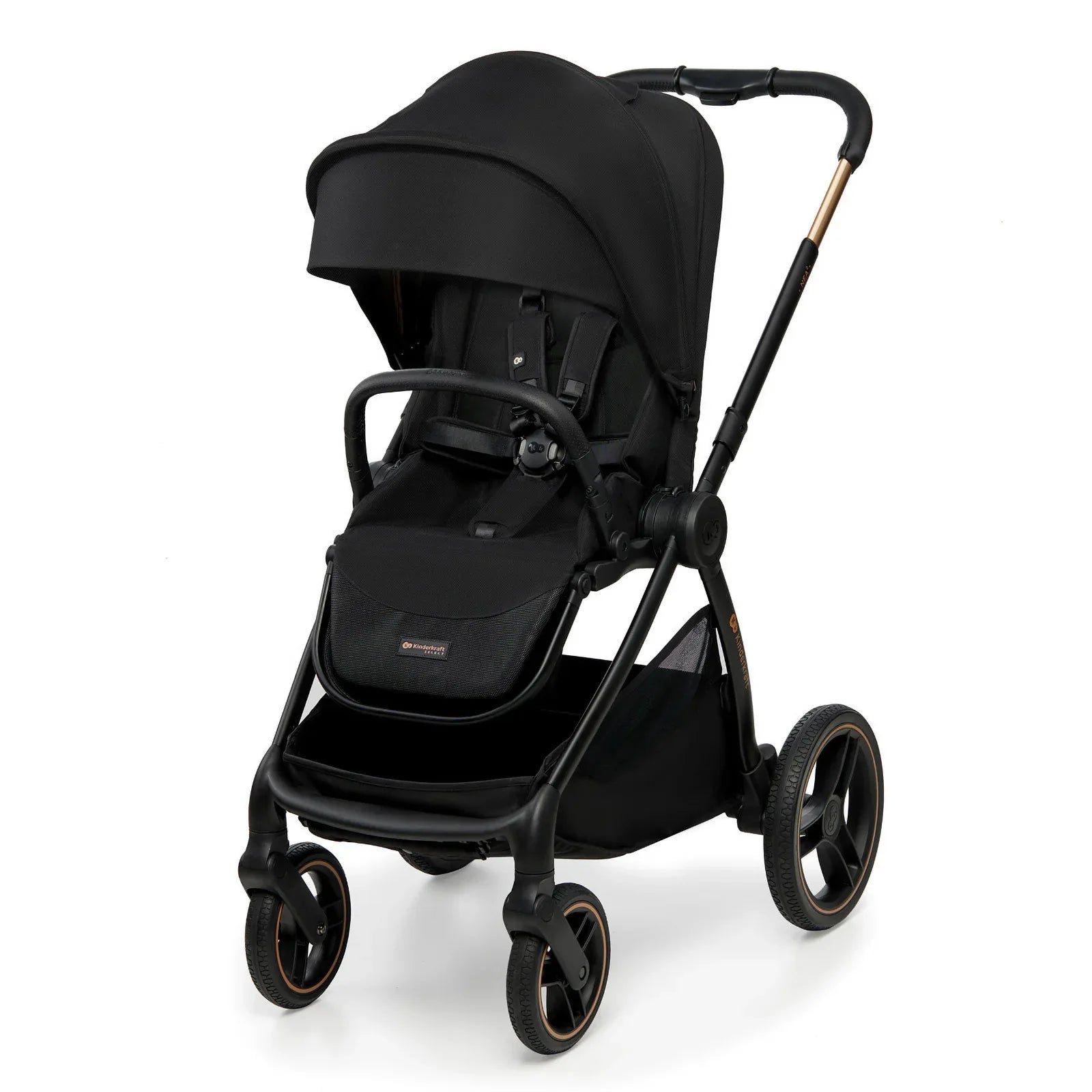 KinderKraft бебешка количка 2в1 NEA 2.0 MIDNIGHT BLACK by KinderKraft