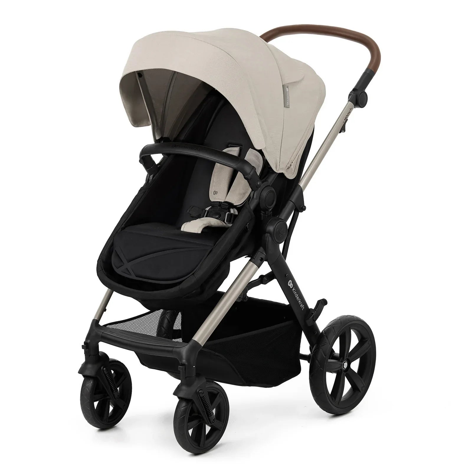 KinderKraft MOOV 2 бебешка количка 3в1 MOONLIGHT GREY by KinderKraft