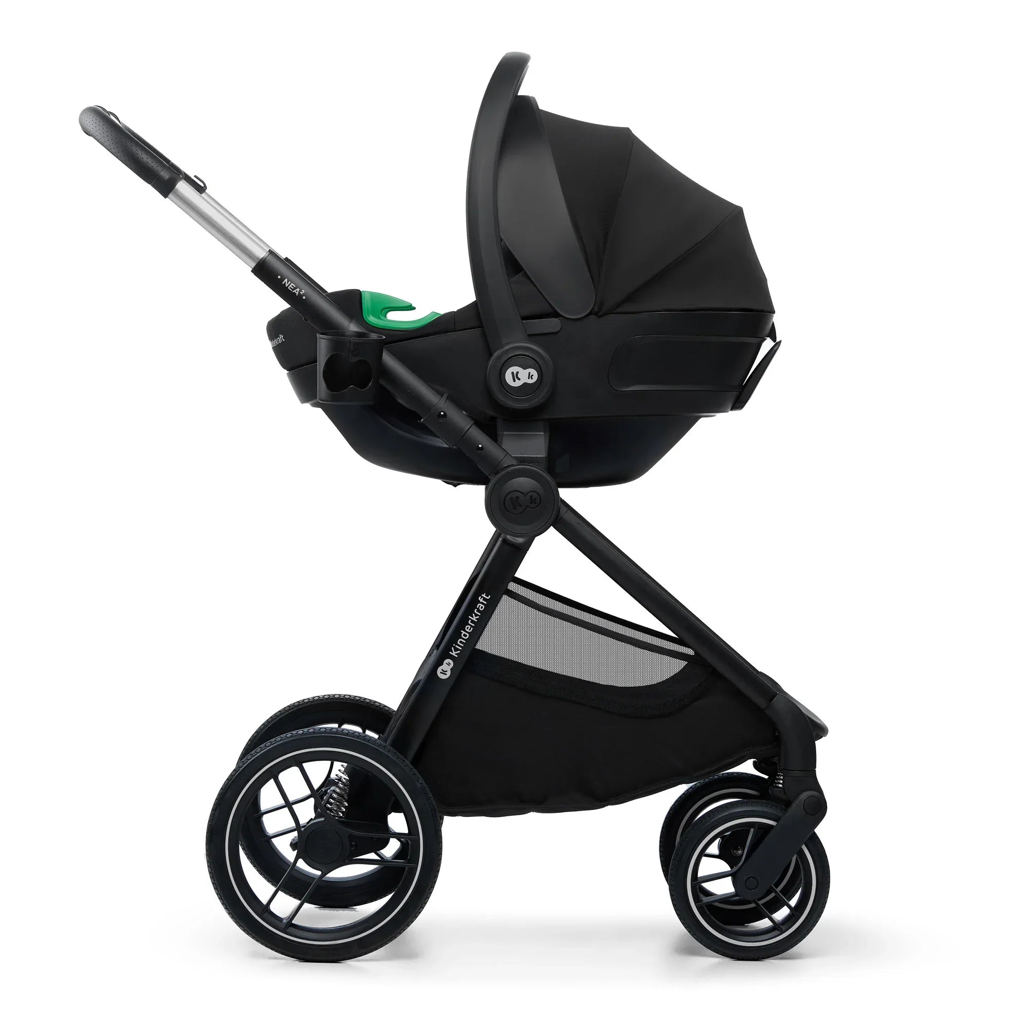 KinderKraft бебешка количка 2в1 NEA 2.0 PLATINIUM GREY by KinderKraft