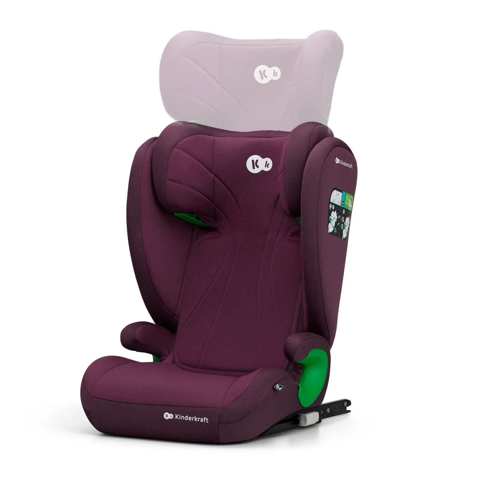 Kinderkraft столче за кола JUNIOR FIX 2 i-Size CHERRY PEARL by KinderKraft