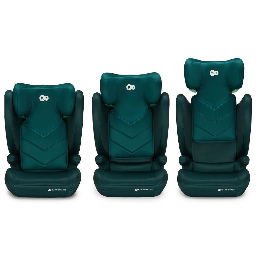 Kinderkraft I-SPARK столче за кола 100-150cm GREEN by KinderKraft