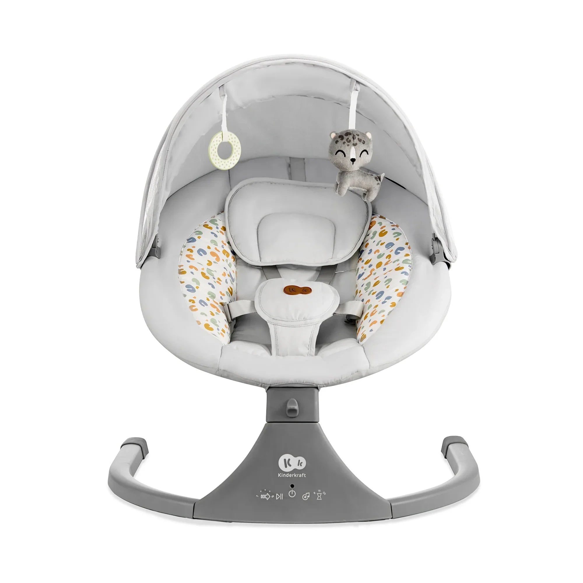 Kinderkraft люлка LUMI 2 light grey by KinderKraft