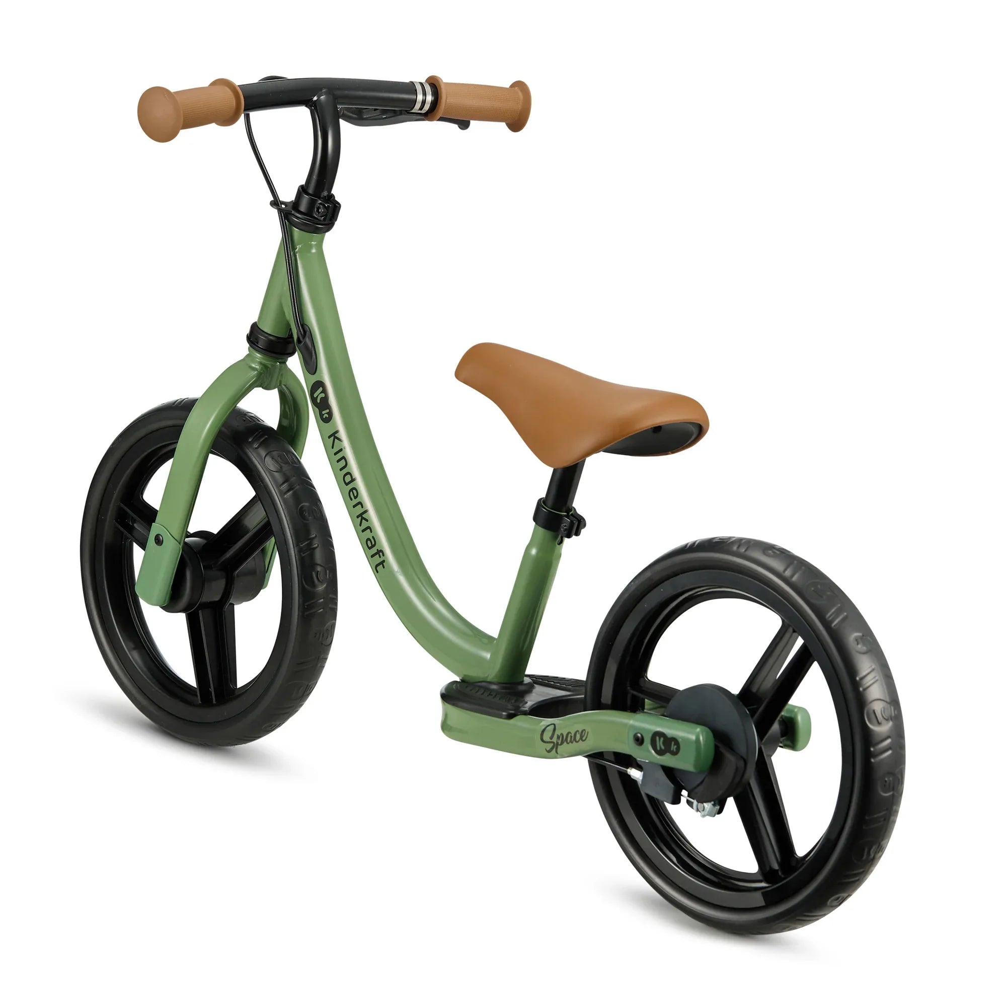 Kinderkraft SPACE колело за баланс LIGHT GREEN by KinderKraft