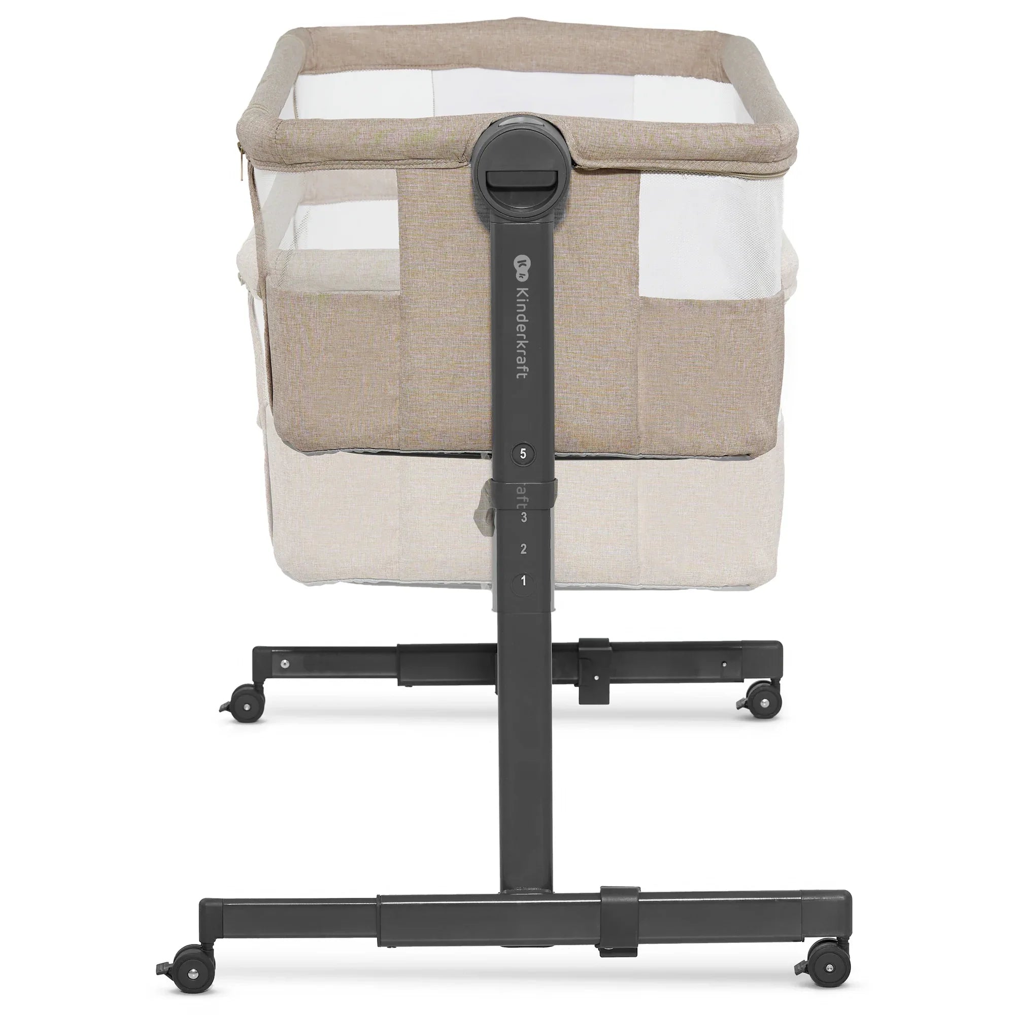 KinderKraft NESTE UP 2 бебешка кошара BEIGE by KinderKraft