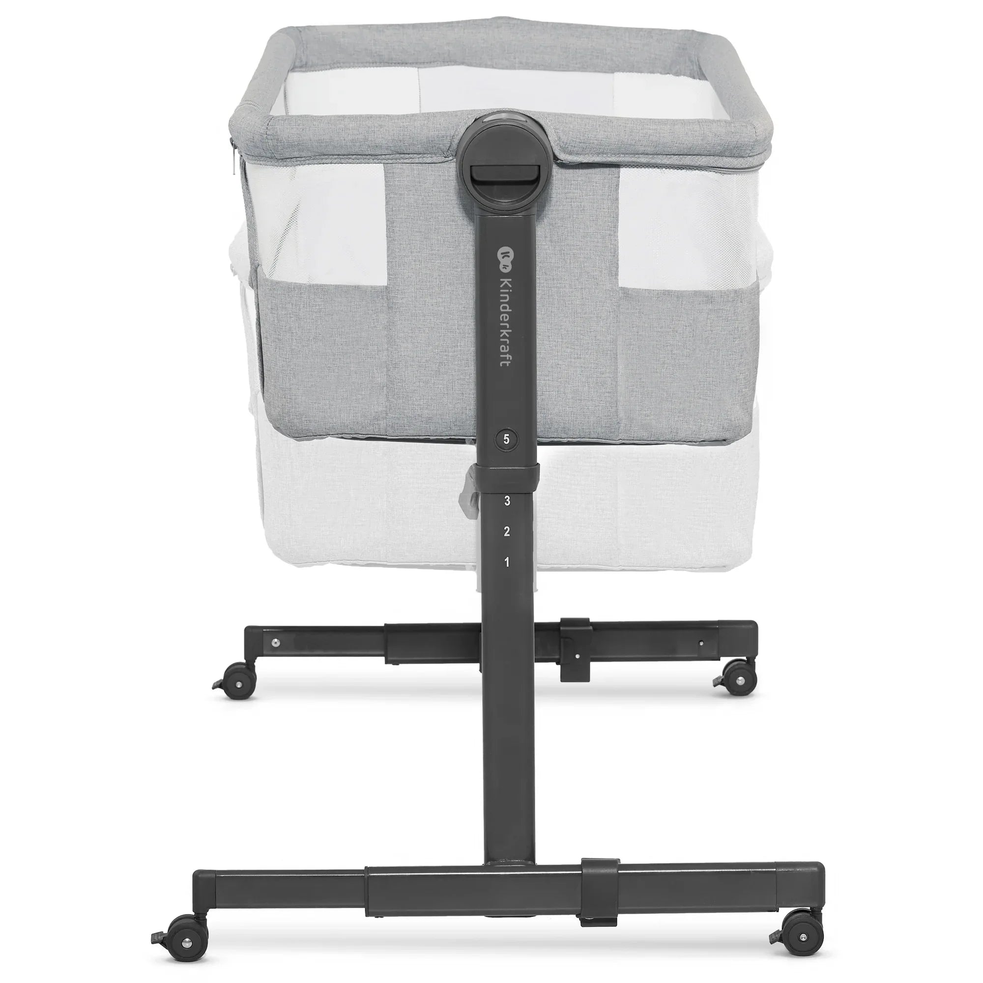 KinderKraft NESTE UP 2 бебешка кошара LIGHT GREY by KinderKraft