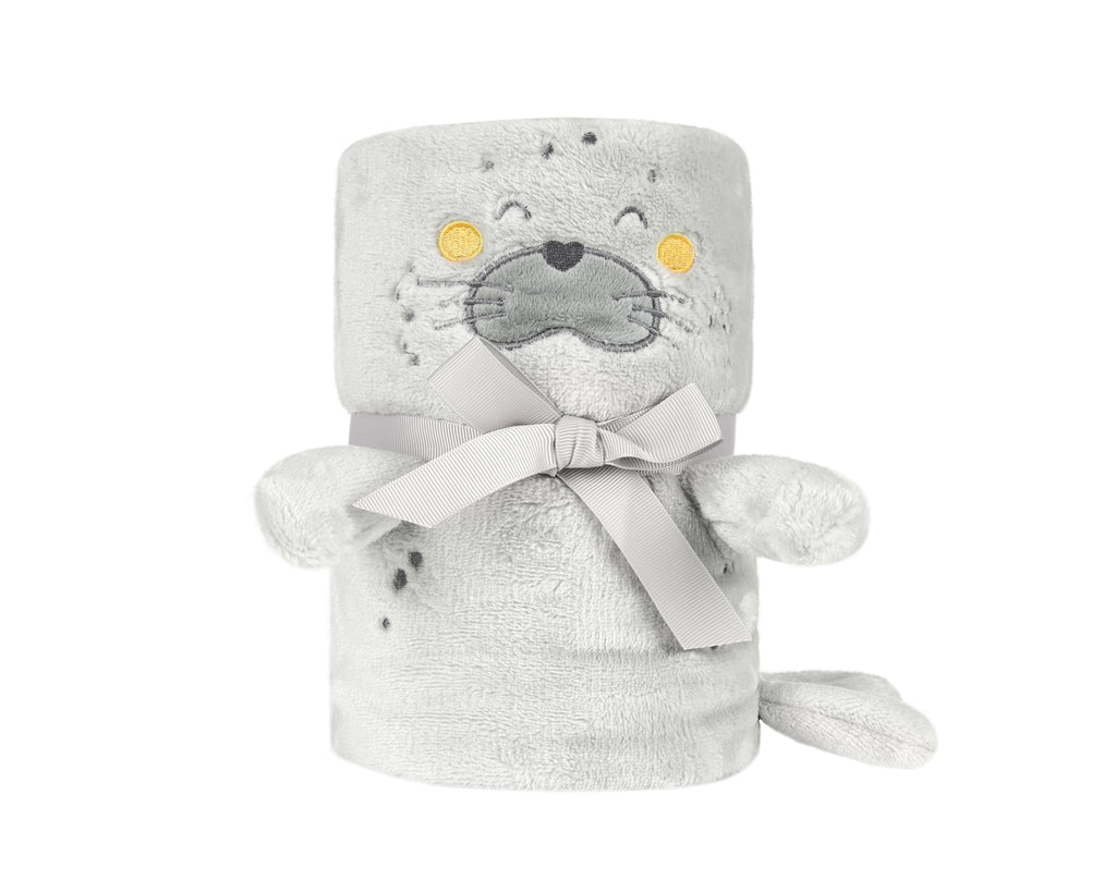 Бебешко одеяло с 3D бродерия Seally Me by Kikkaboo