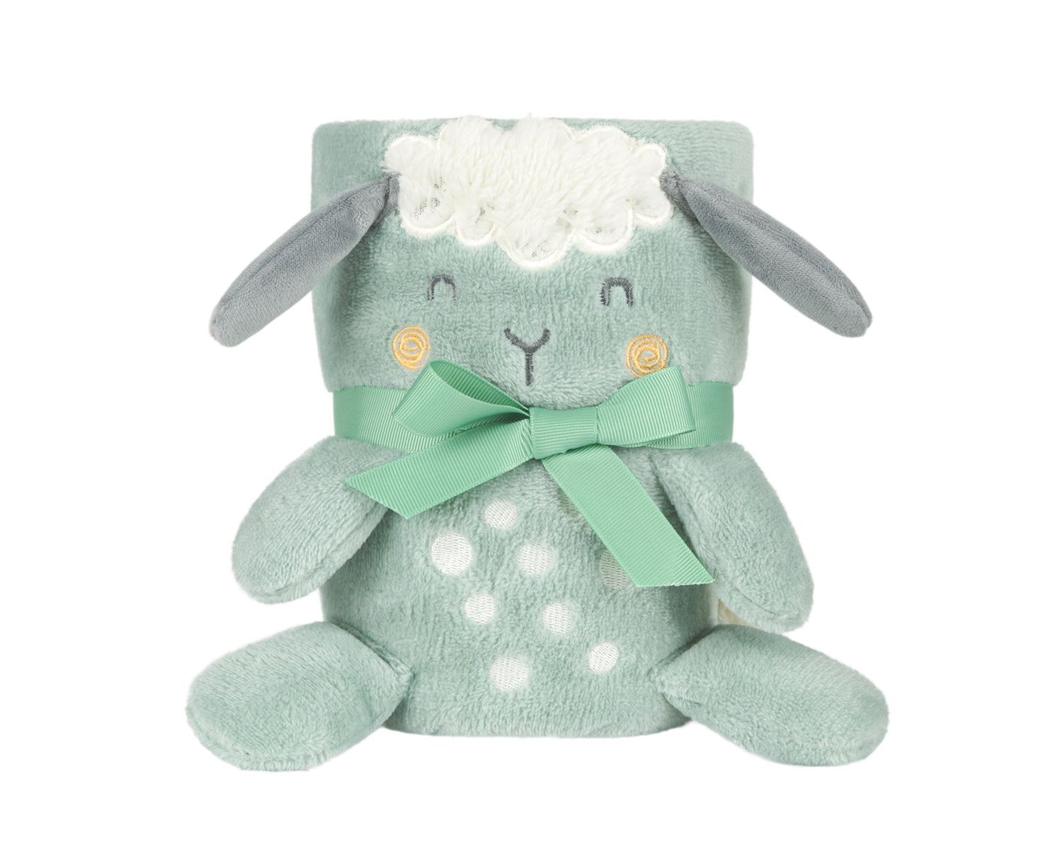 Бебешко одеяло с 3D бродерия Sleepy Sheep by Kikkaboo