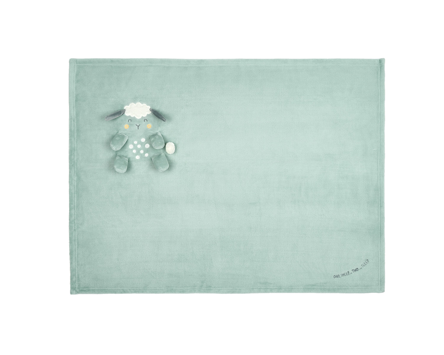 Бебешко одеяло с 3D бродерия Sleepy Sheep by Kikkaboo