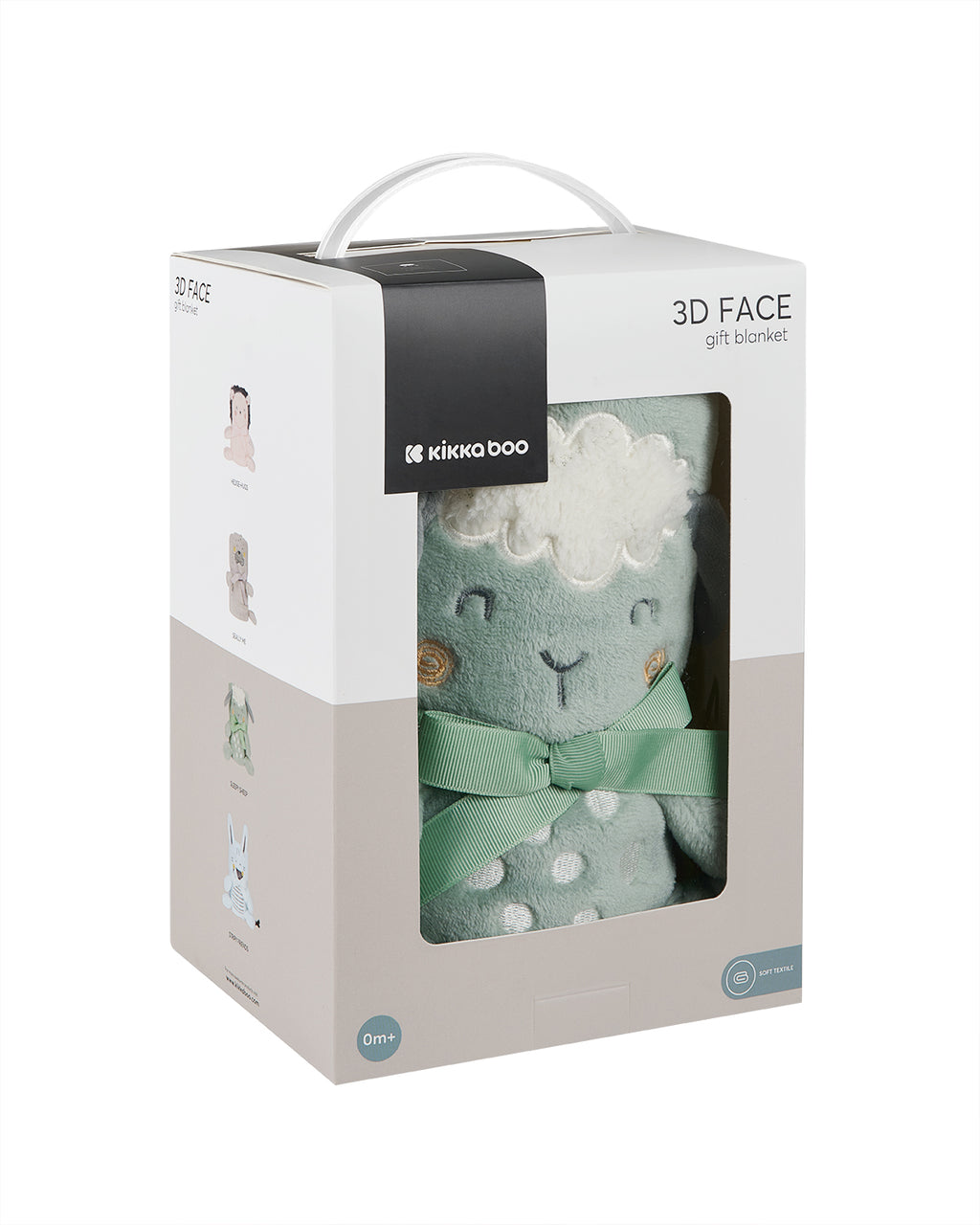 Бебешко одеяло с 3D бродерия Sleepy Sheep by Kikkaboo