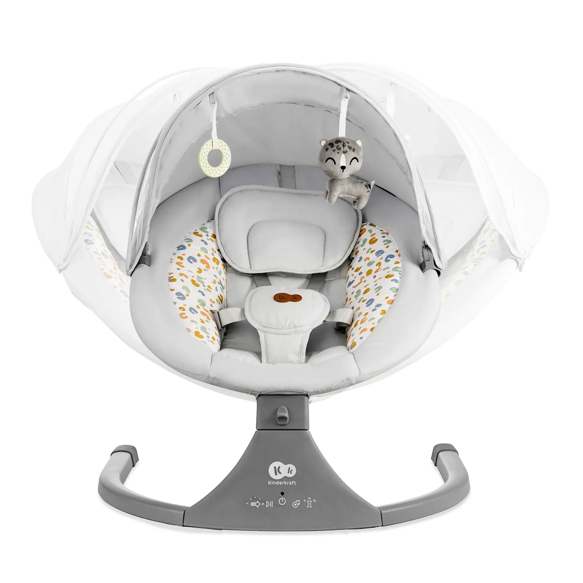 Kinderkraft люлка LUMI 2 light grey by KinderKraft