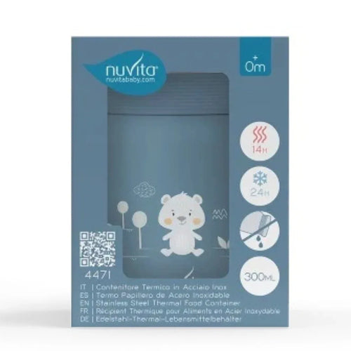 4471 Nuvita термо кутия 300 ml Powder Blue by Nuvita