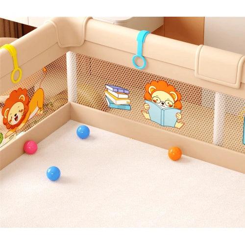 Мека кошара LEO FUN M – 150x180 см, модел с лъвчета by SONNE